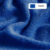 100% Cotton Harmony Combed Bath Set- Pack Of 6(Cobalt, Almond)