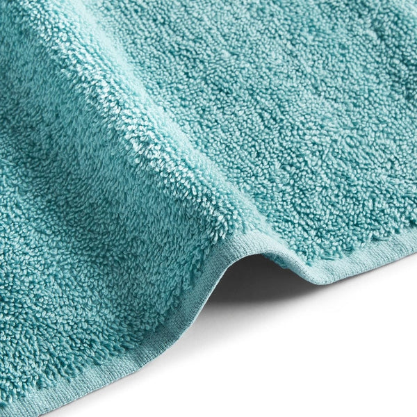 100% Cotton Harmony Combed Bath Towel- Pack Of 2(Coastal Blue, Taupe)