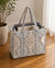 Blue Jaal (Mesh) Quilted Tote Bag