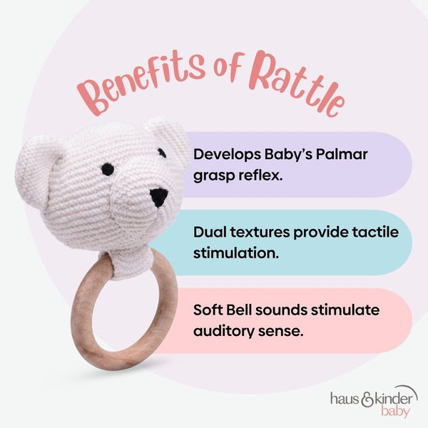 Teether- Muffin, White